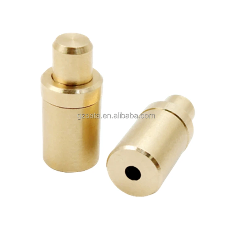 Short Type Micro Spring Plunger Pins with Flat Collar