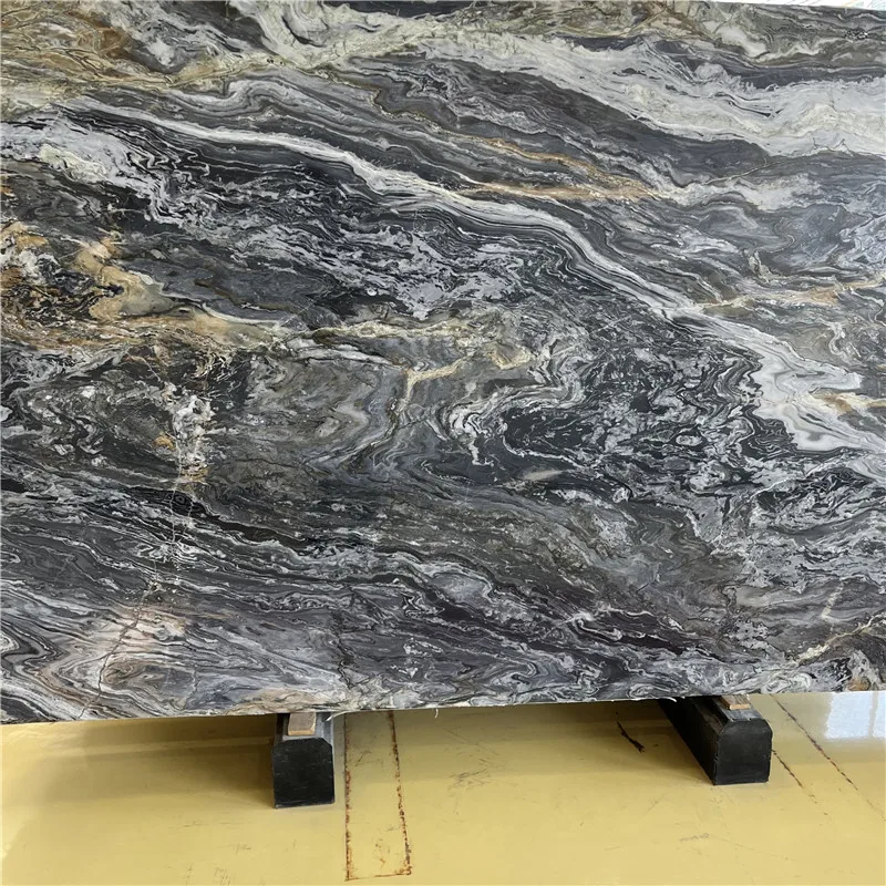 product high quality beautiful spray grey marble slabs modern polished design calcite tiles hotel outdoor walls countertops-1