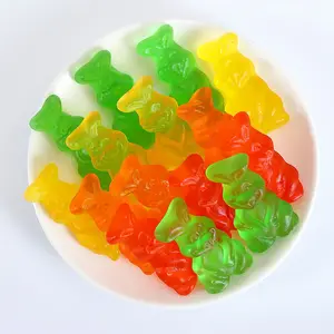Jade Rabbit Shaped Gummy Candy with Fruit Flavor and Acorn Candy
