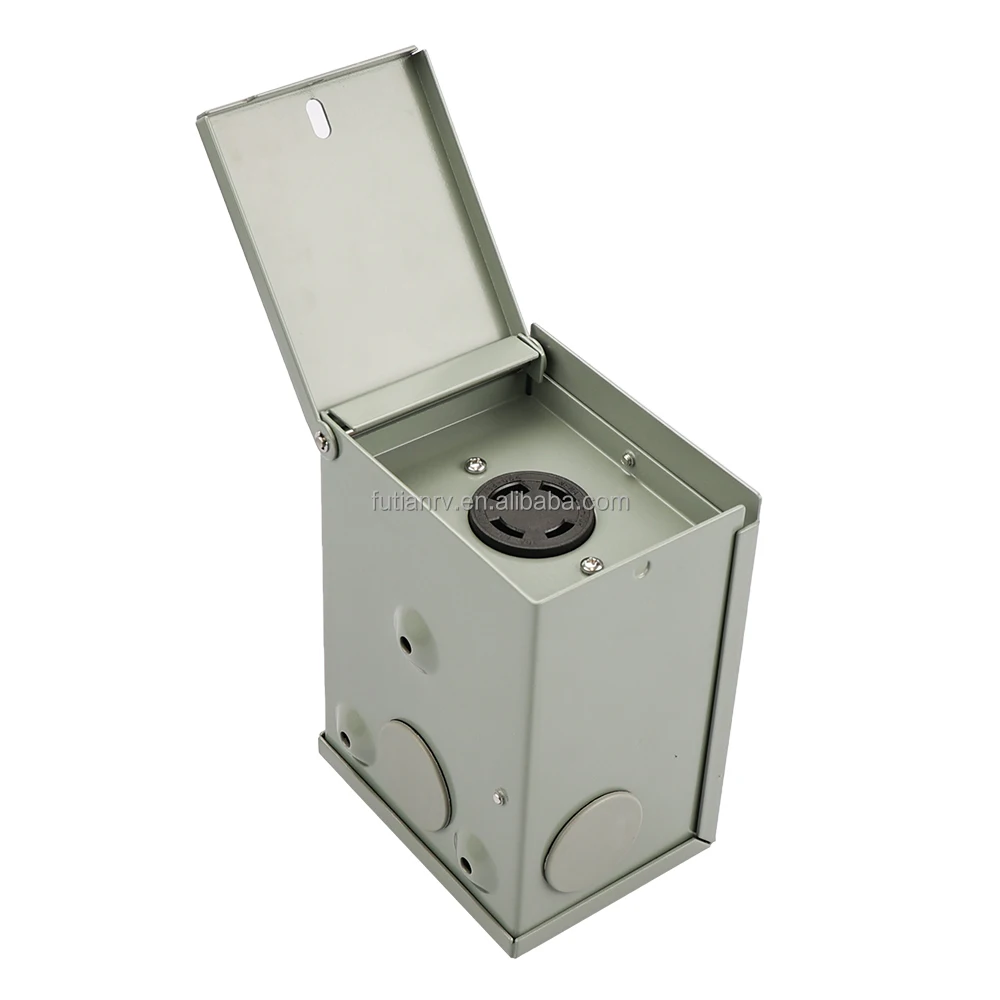 Nema L1430r Power Outlet Box,4 Prong 30a 125/250v Power Outlet Panel