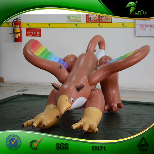Inflatable Flying Gryphon Hongyi Inflatable Animal Toy Custom Inflatable Eagle Air Toy