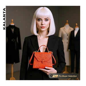 KALANTA Women's Shoulder Bags Square Clutch Custom Minimal Structured Summer Office Lock Markets Shoulder