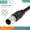 M12-B-4 male straight