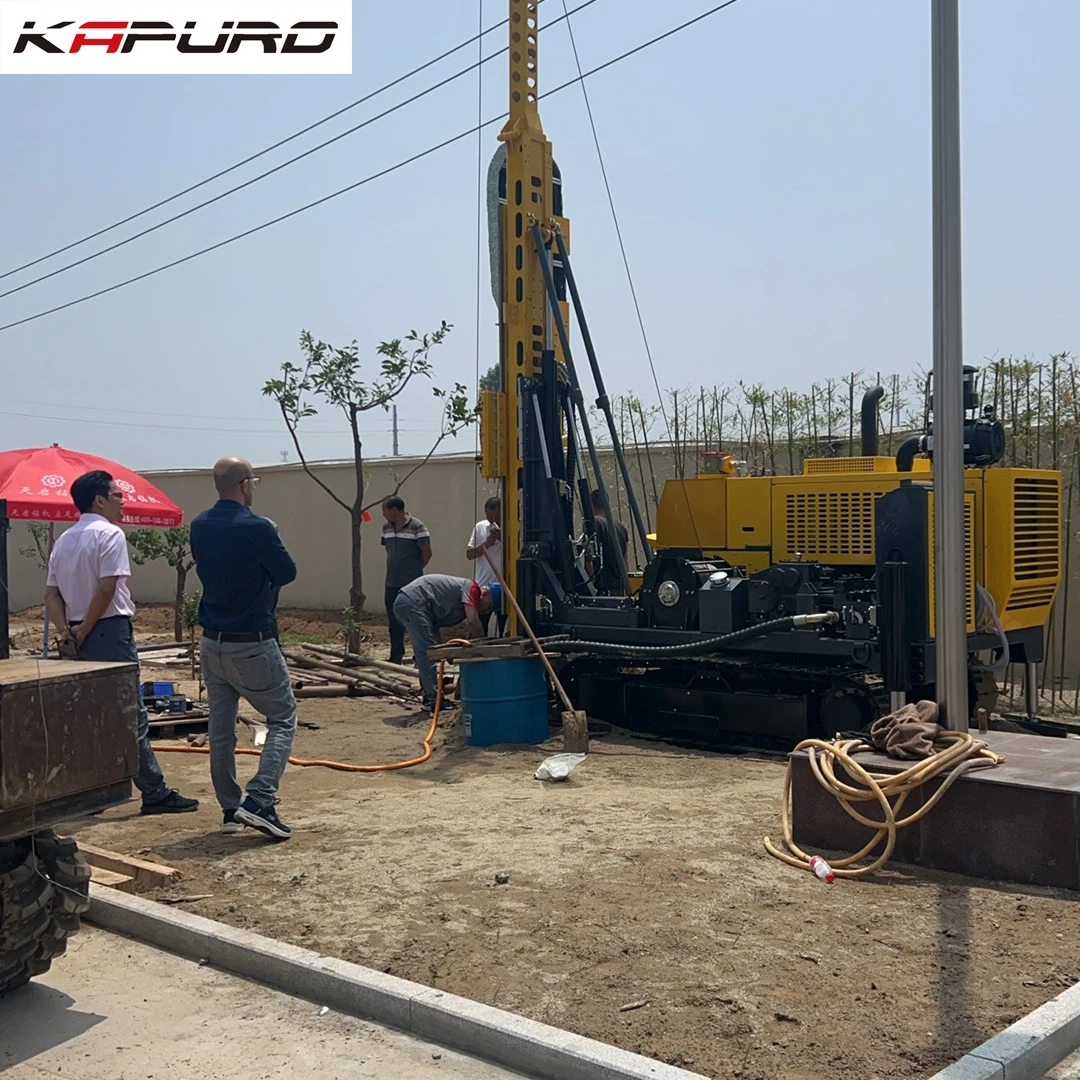 product kapuro kp 1200 new full hydraulic diesel powered 1200mm high efficiency drill rig motor gear pump multi function mining bore-19