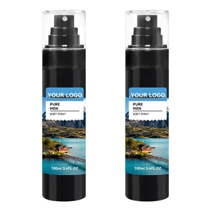 Men's Vanilla Ginger Eau De Parfum 100ml Mineral Deodorant Spray with 24H Freshness & Odor Protection