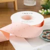 Cinta de cuero sintético rosa claro con pedrería de imitación, 4 cm de ancho, 4,5 metros (5 yardas).