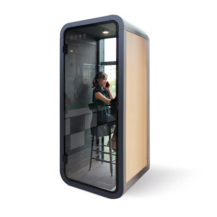 One people office privacy telephone booth soundproof phone booth, View soundproof  phone booth, soundbox Product Details from Guangzhou Soundbox Acoustic Tech  Co., Ltd. on 