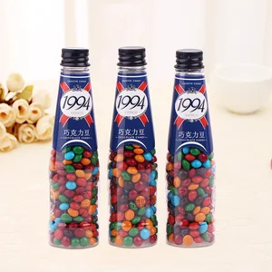 New Creative 1994 Colorful Chocolate Beans Candy 70g Long Hard Bottle Small Snacks Children's Leisure Food Coating Wholesale
