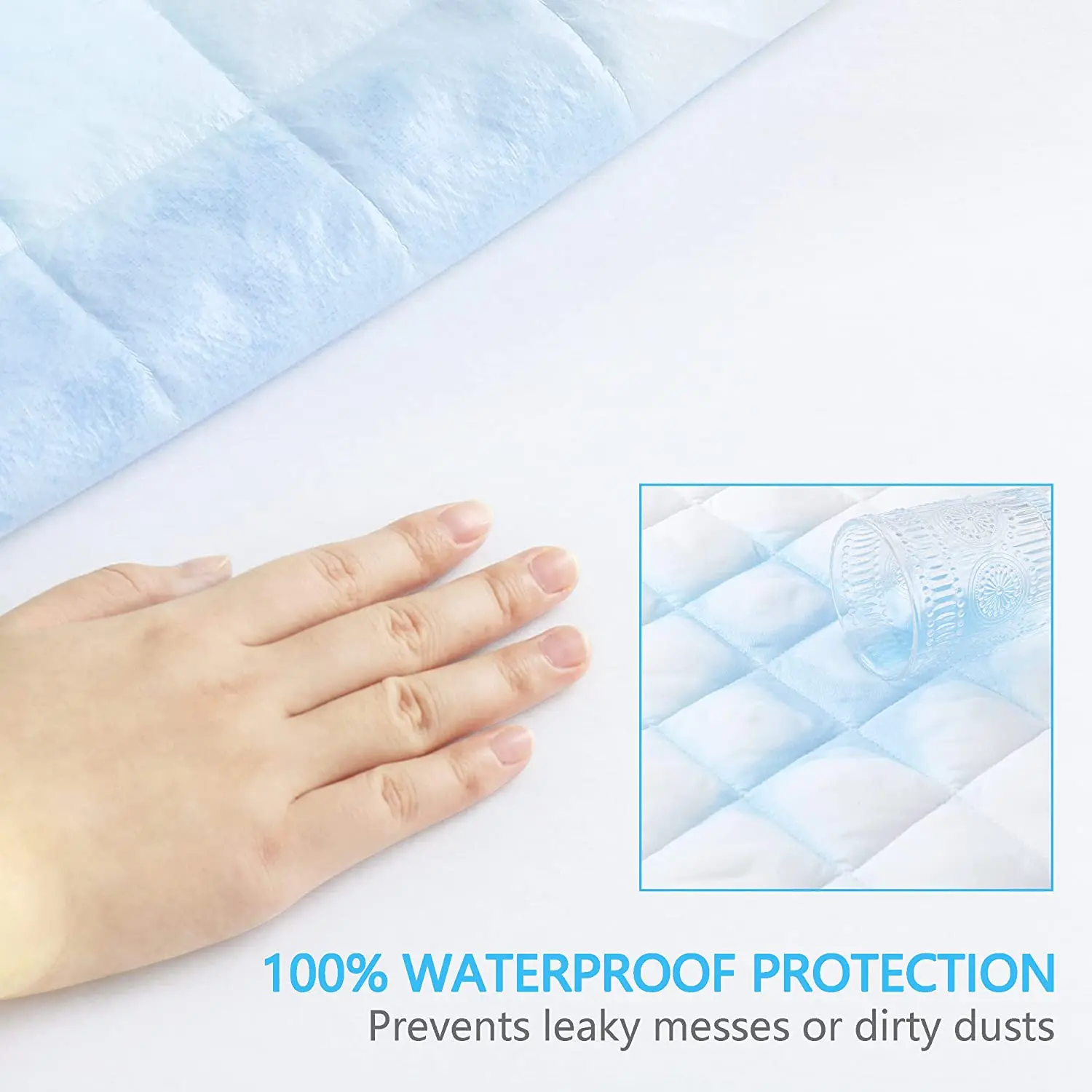 Dust Mite Proof Mattress Protector Bed Bug Waterproof Mattress Cover