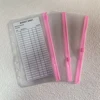 Borsa con cerniera in PVC rosa