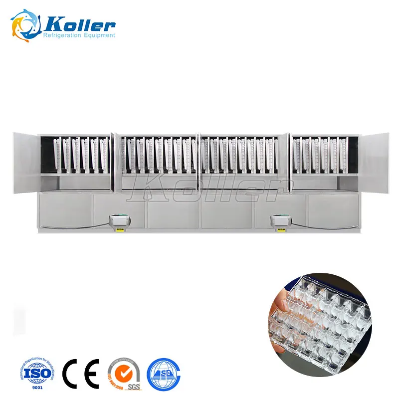 20t Cube Ice Making Machine for Ice Factory Plant Industrial Use Koller