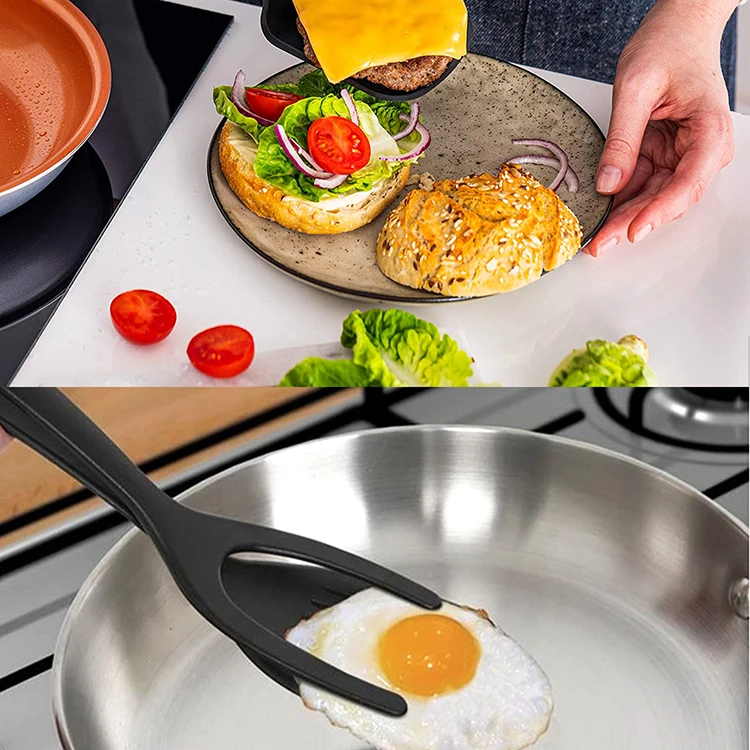 Endusor Set De 4 Spatules Pour Pancakes - Silicone Résistant 320°C - Pinceau, Spatule Crêpe, Longue Et Plate