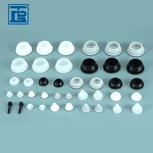 TONGDA  Customizable Silicone Rubber Plug/Stopper Sealing Parts Natural Rubber End Cap in Various Sizes VMQ/MVQ Moulding Service