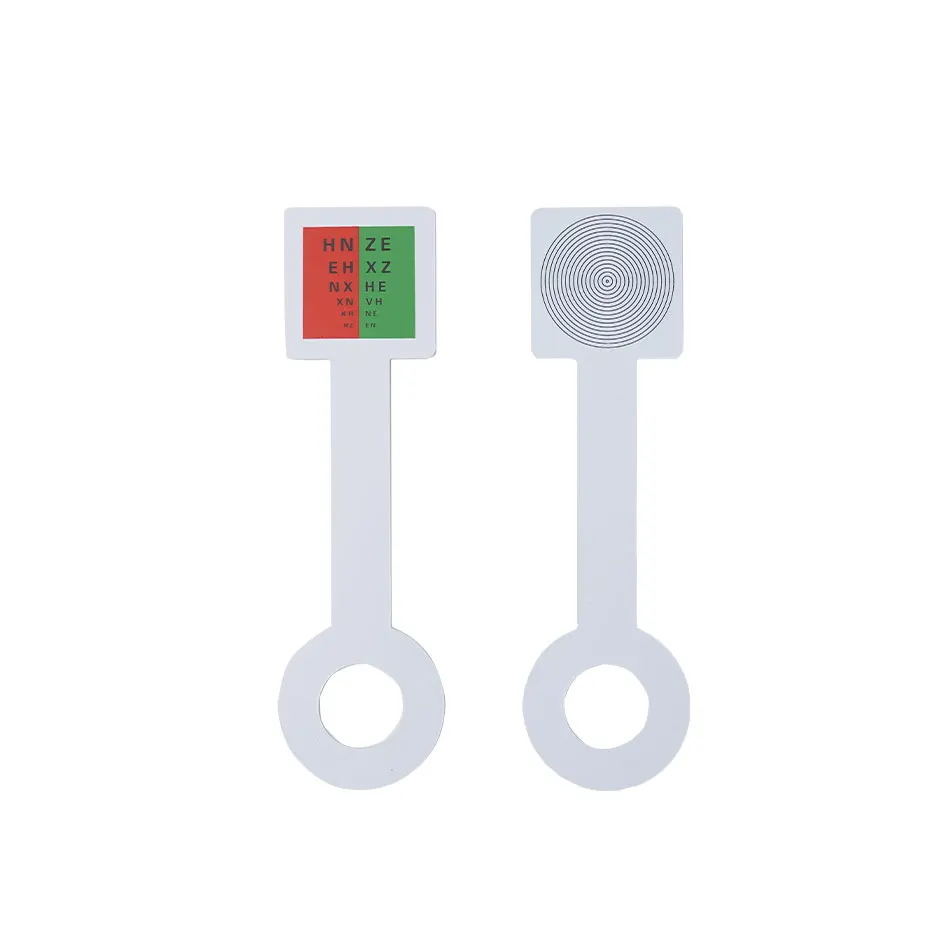 Eye Test Chart Visual Function Test Astigmatism Detection Vision Test Training Tool Stick Dominant Eye Test Board
