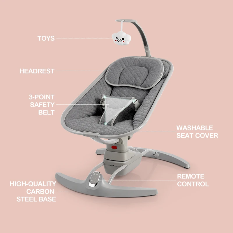 Электрическая кресло-качалка детские Sillas Para Bebe пришельца качели Электрический автоматический с адаптером переменного