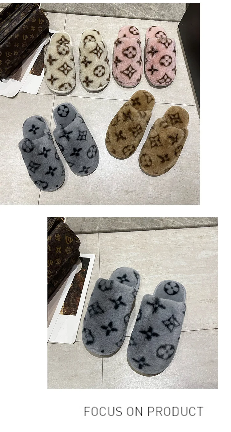 Luxury And Simple Style Indoor Cotton Slippers 2022 China Factory ...
