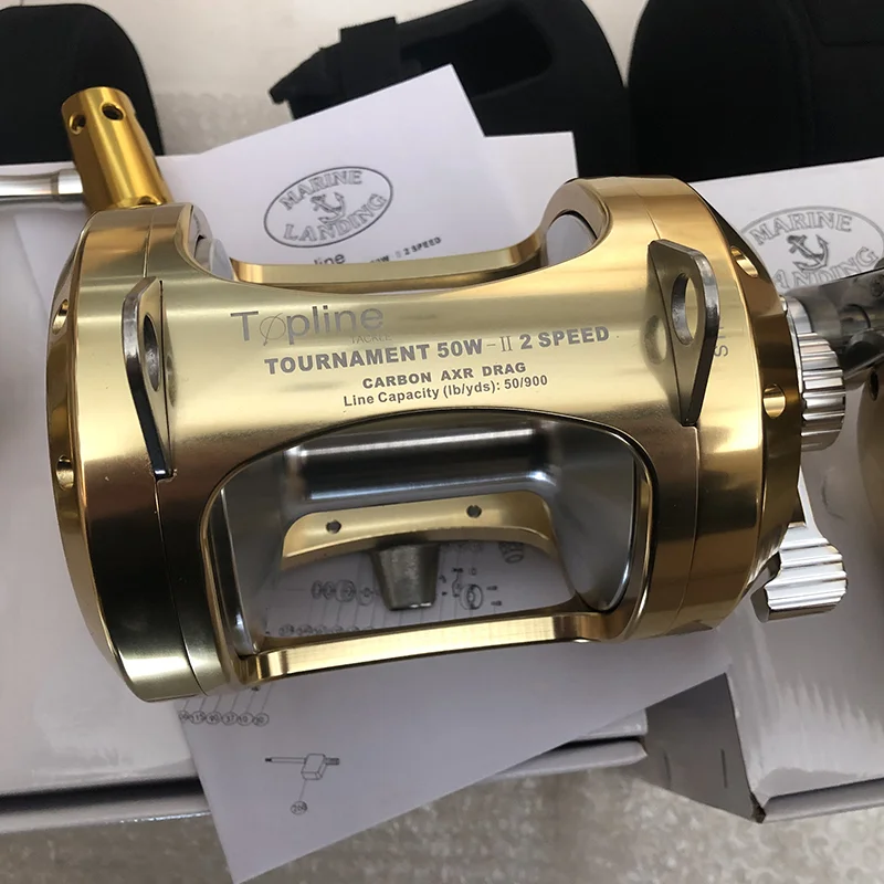 Moulinet Pêche Traîne Offshore Série 50 – 66 Lb Drag – Main Droite – Neuf