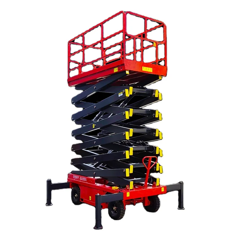 1.5M 2M 3M 4M 5M Mobile Hydraulic Scissor Lift Small Mobile Scissor Lift/Electric Scaffolding Mobile Scissor Lift