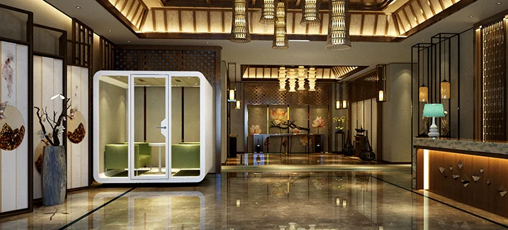 for soundproof booth office pod telephone pod