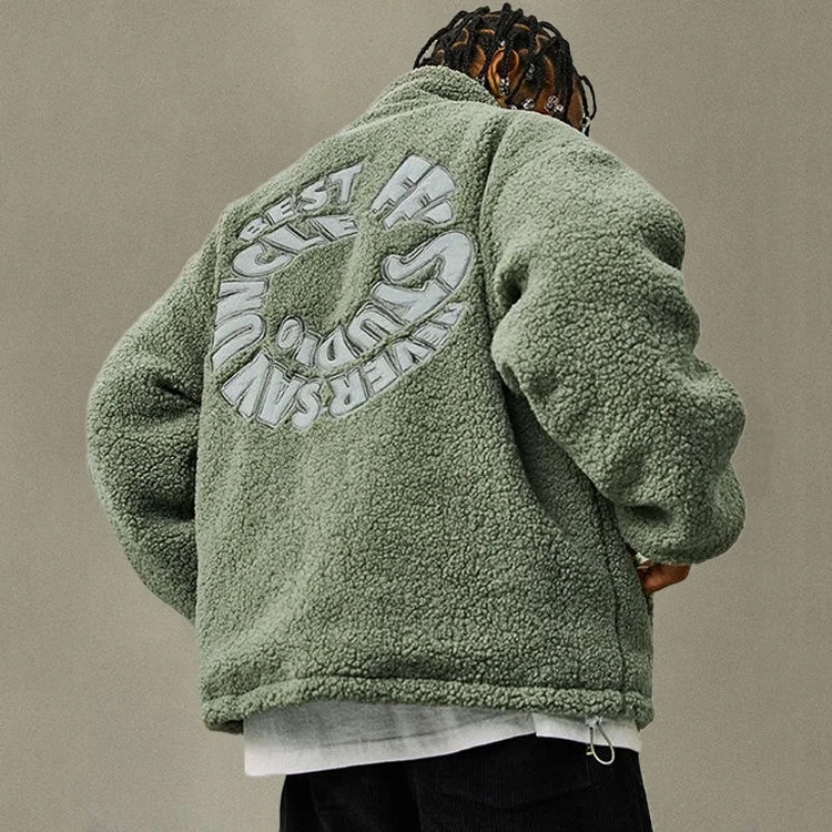 iCotton Embroidered Zipper Jacket