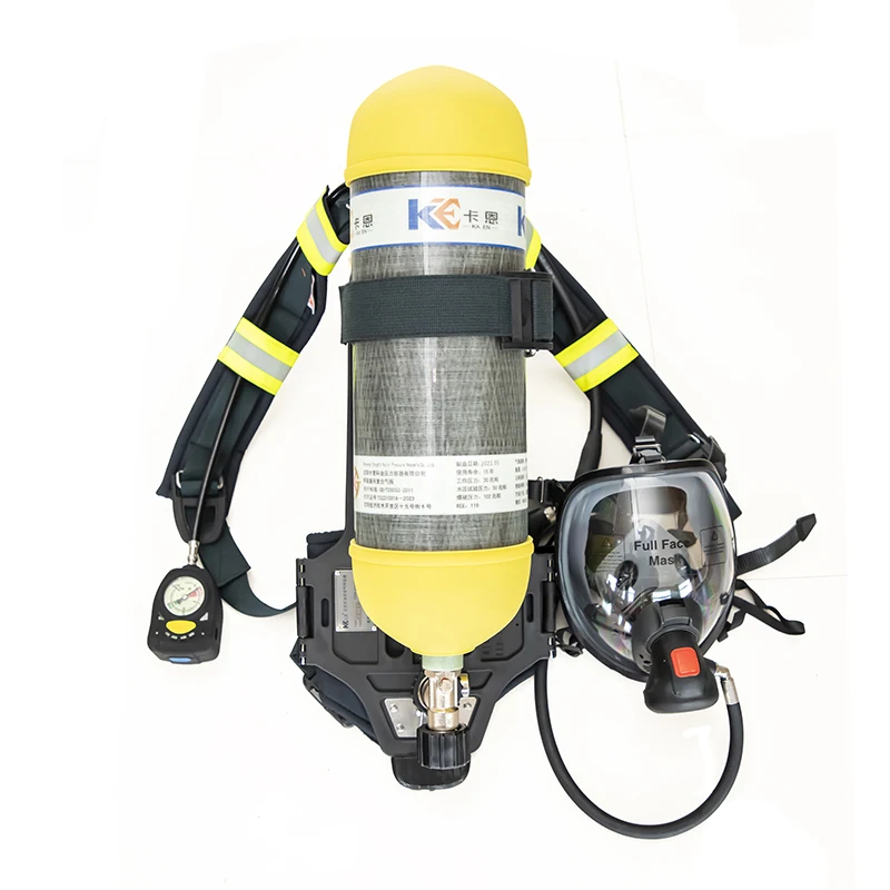 300bar 6.8 L Carbon Fiber Cylinder Scba For Fireman - Buy 6.8 L Carbon ...