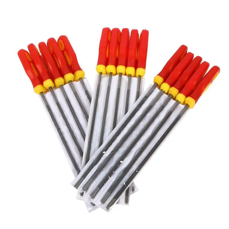 Industrial Grade Flat Warding Square Triangular Flat round and Half-Round Carbide Burrs Square Wood Metal File