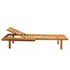 Teak Chaise Lounge Model N