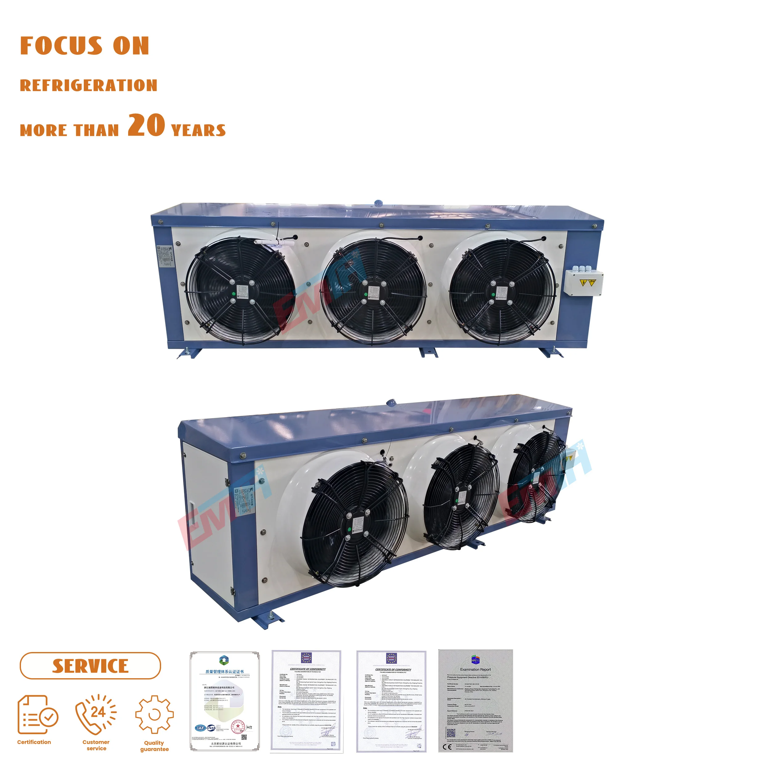 Customize DD DJ DL Evaporator Air Cooler Fan Evaporador Water Electrical Defrost Evaporateur pour For Cooling