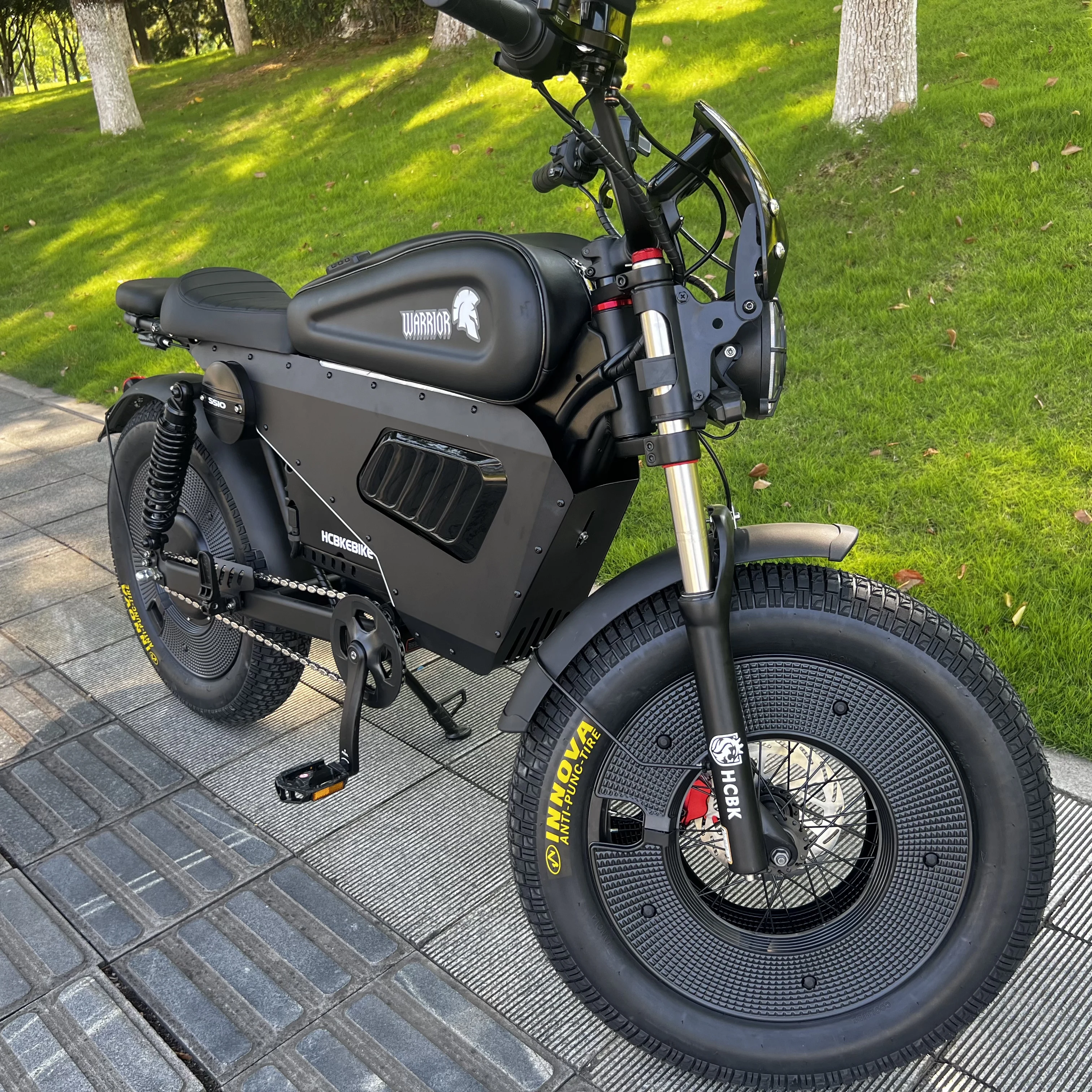 HIMOTO 3000W Electric Bike 60V45AH Battery NFC Unlock