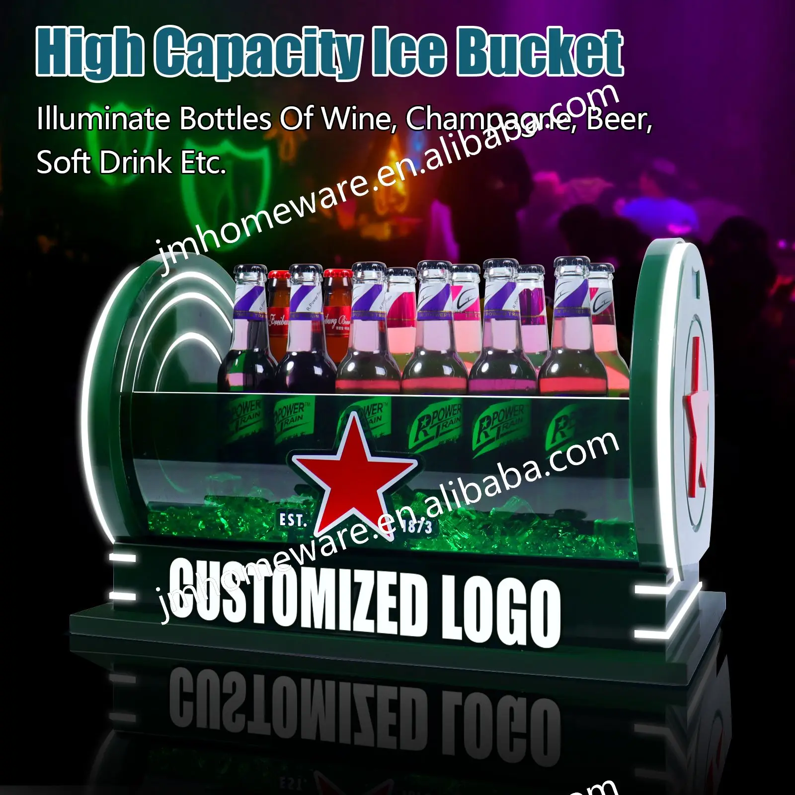 Alibaba.com: Modern Design Large Ice Bucket for Heineken Beer Bottle ...