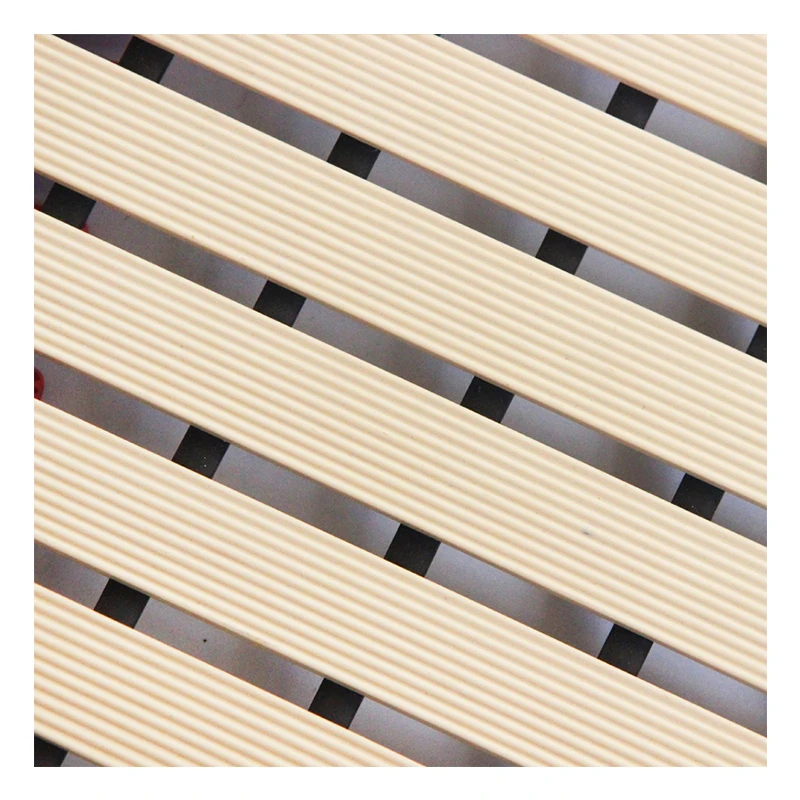 Антибактериальный устойчивый к плесени ПВХ Полосатый резиновый коврик для ванной комнаты для душа внутри