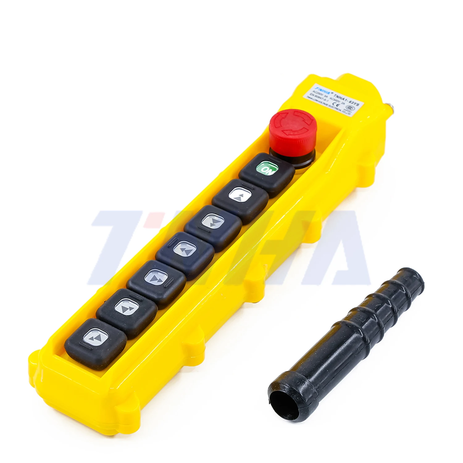 TNHA1-63YS Automatic Reset Button Crane Push Button With Emergency Stop
