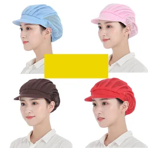 Breathable Mesh Net Work Caps Chef Hats Kitchen Cooking Chef Caps Food Service Hair Nets