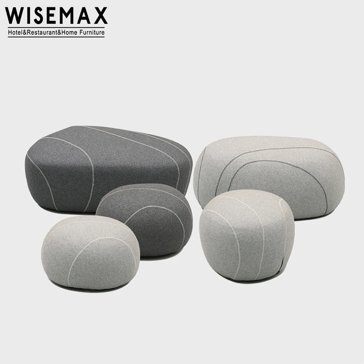 Мебель WISEMAX для отдыха стильный стул гостиной Розовый бархатный круглый пуф