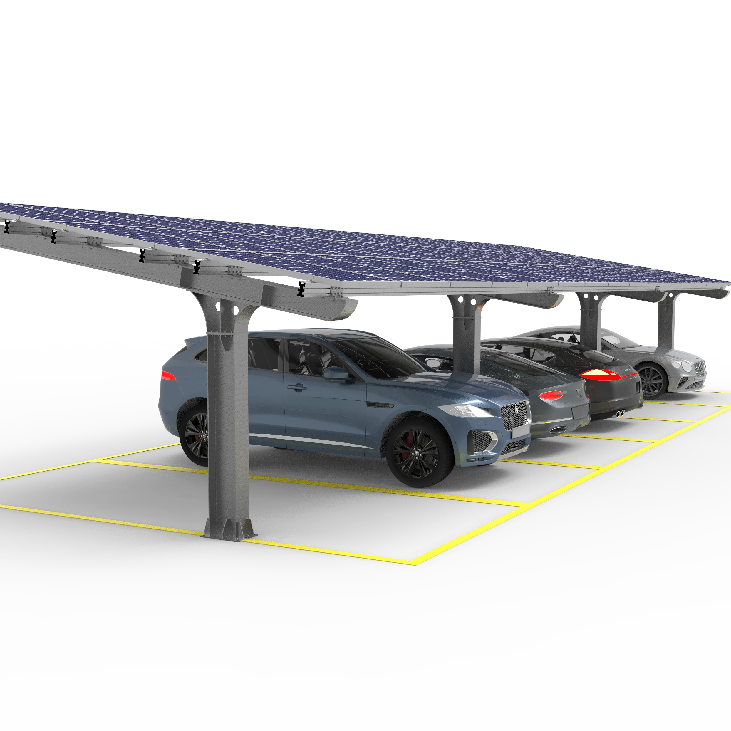 Asymmetric Solar Carport