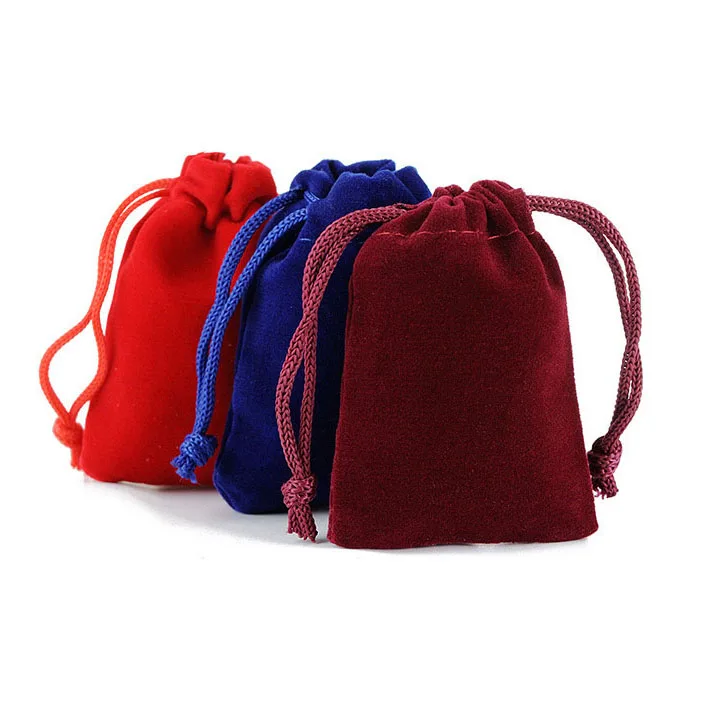 high quality custom logo branded cotton cloth bags with rope