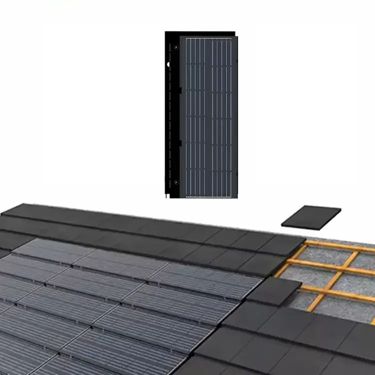 SUNTOP Colorful Solar Brick 130W 135W 140W Bipv Solar Panels N-type Silicon Hjt Plane Pv Tiles for Building Roof Tiles