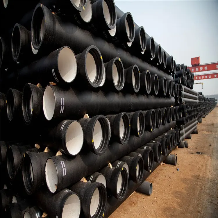 Ductile Cast Iron Steel Pipe Large Diameter DN100 DN200 Iron Tube K9 Ductile Cast Iron Steel Pipe
