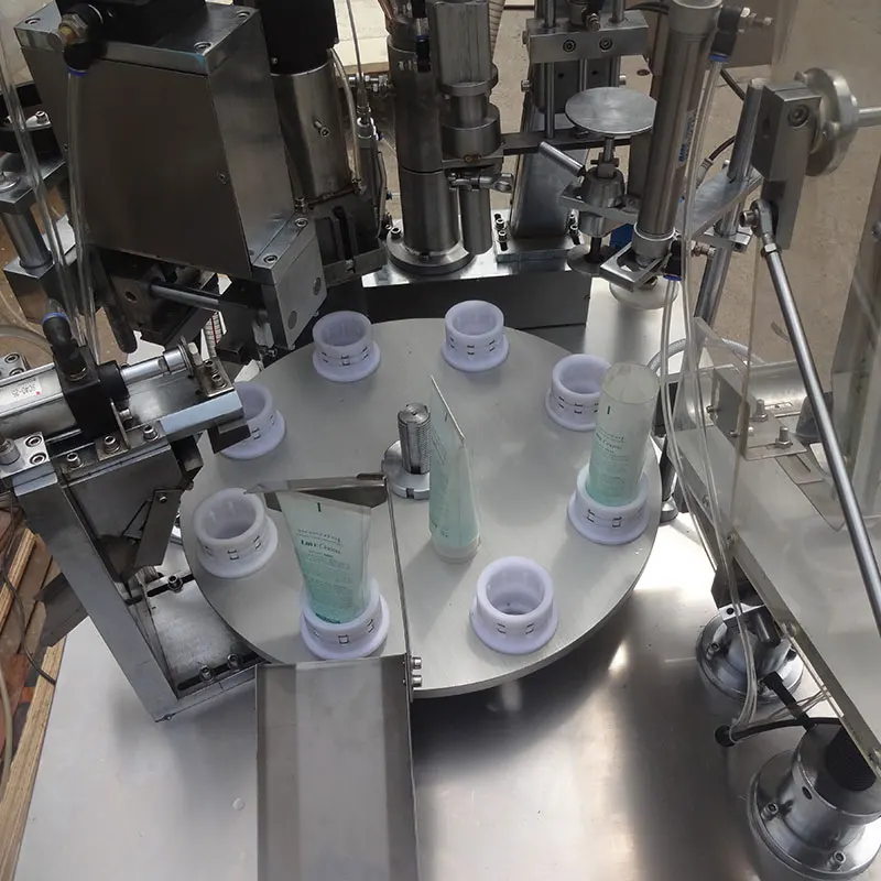 Semi Automatic Toothpaste Soft Cosmetic Cream and Sealing Plastic Tube Filling Machine