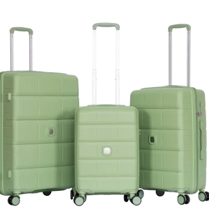 Wholesale Durable Lightweight PP Suitcase Expandable Luggage With Spinner Wheels Trolley Luggage Suitcase Set