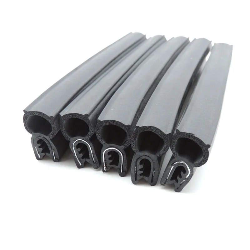 Customized  Rubber Edging for Sheet Metal Seal Strip/car Roof Rubber Strips