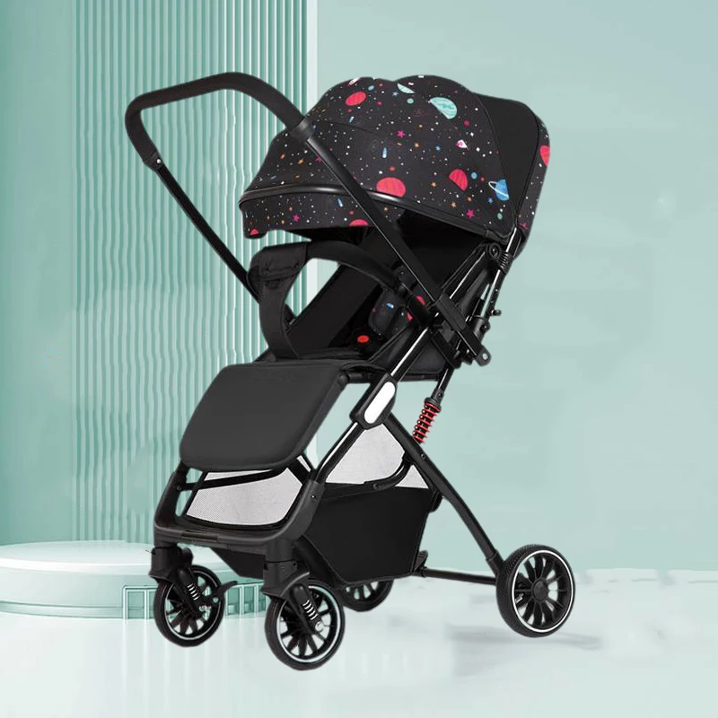 Lightweight Stroller with XL Canopy - Gray - Top Notch DFW, LLC
