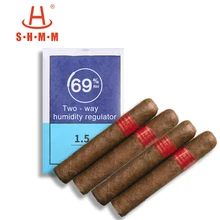 RH69% Two Way Natural Fiber Moisture Humidity Control Stabilizer Bag Pack Tablet 1.5g for Cigar Humidor Tobacco Cigarette Cuban