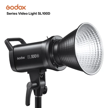 Godox SL100Bi 100W 2800-6500K White Yellow Version LCD Panel LED Video Light Continuous Output Bowens Mount Studio Light detail image