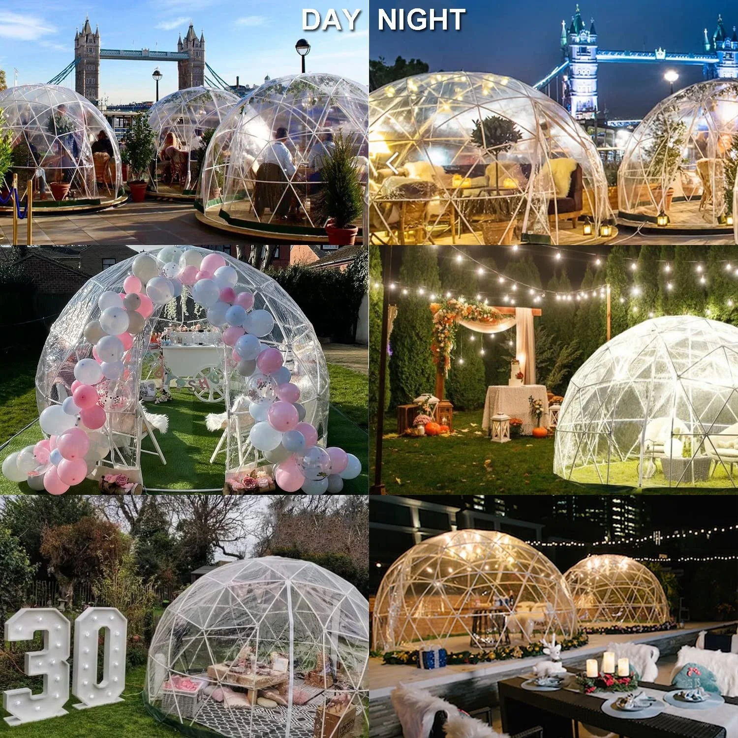 安い Pvcカバー付き12ftバブルテントガーデンドームテント Buy Outdoor Dome Tent,Bubble Tent,Garden  Dome Glamping Tent Product