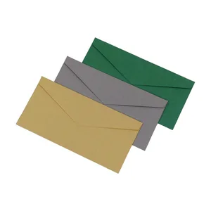 Custom Gold Foil Logo Mini Credit Card Envelope, Recycled Pearl Paper Sleeve for VIP Gift Card Packaging, Wholesale Customizable