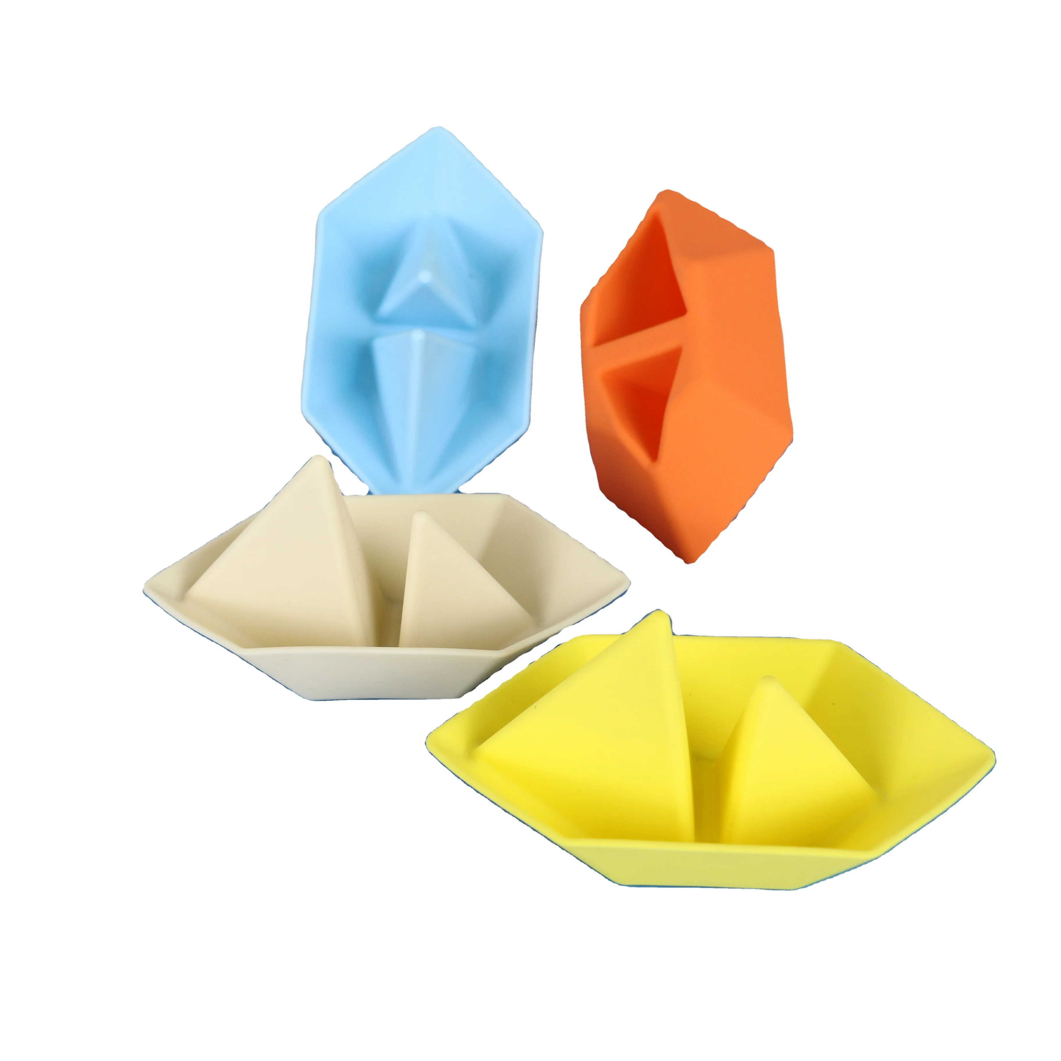 Silicone Factory Baby Kids Bathtub Bath Toys Little Boat Water Play New