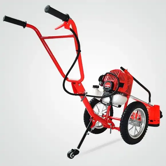 Hand Push Brush Cutter for Corn Harvesting Mini Harvester with Wheel for Cotton and Grain with CE Certified Gear