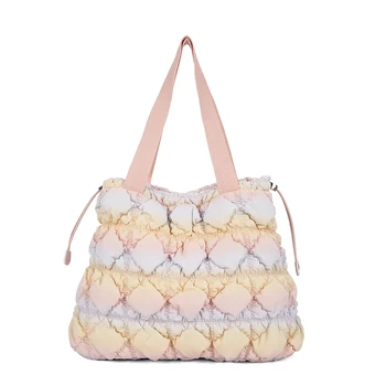 New Fashion Quilted Bubble Shoulder Bags Large Capacity Puffy Cloud Crossbody Bag Ladies Cloud Tote Bag