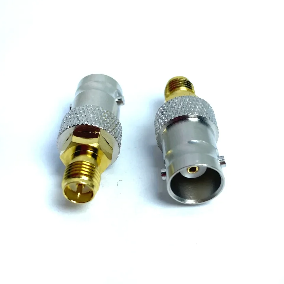 Factory supply Reverse polarity sma female jack to  bnc female jack copper brass straight rf coax adapter factory